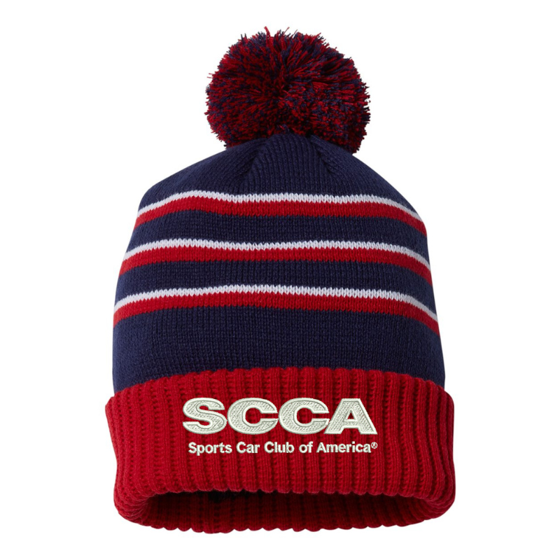 SCCA Pom Cuffed Beanie