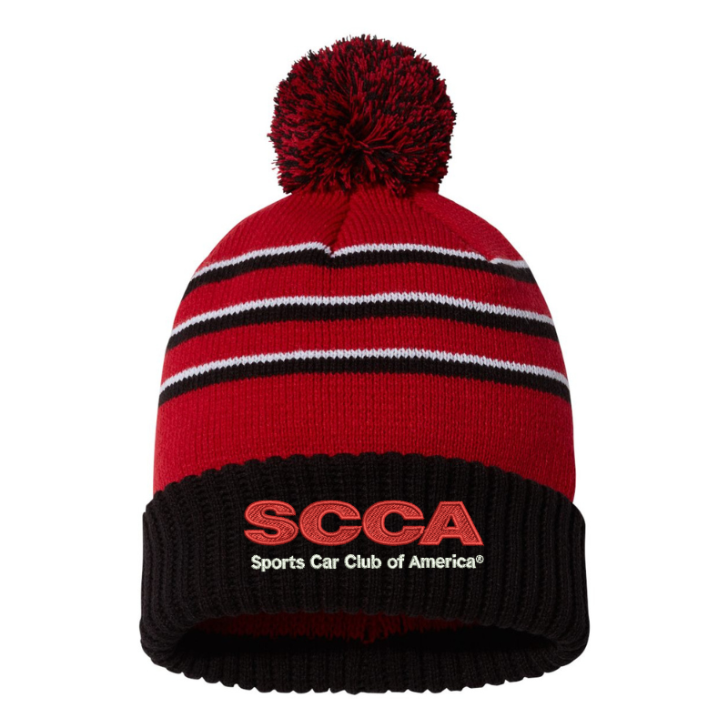 SCCA Pom Cuffed Beanie