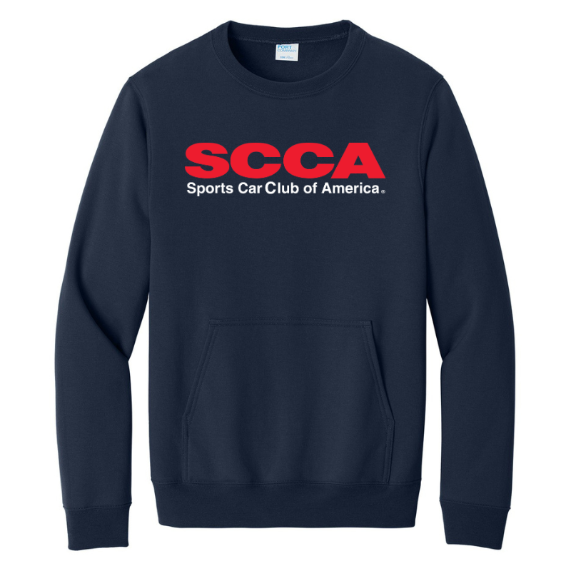 SCCA Fleece Crewneck Pocket Sweatshirt