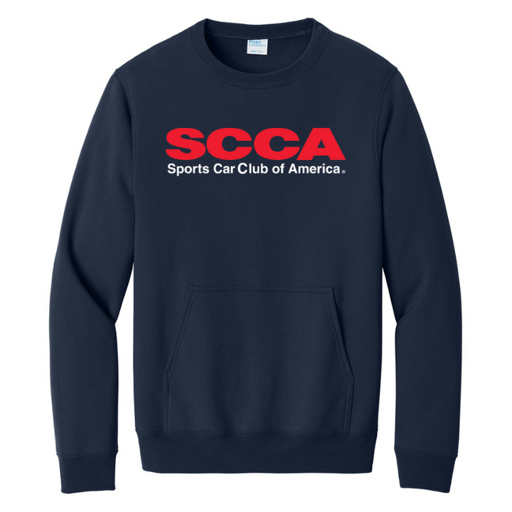 SCCA Fleece Crewneck Pocket Sweatshirt