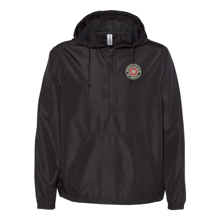 SCCA Lightweight 1/4 Zip Windbreaker Pullover Jacket