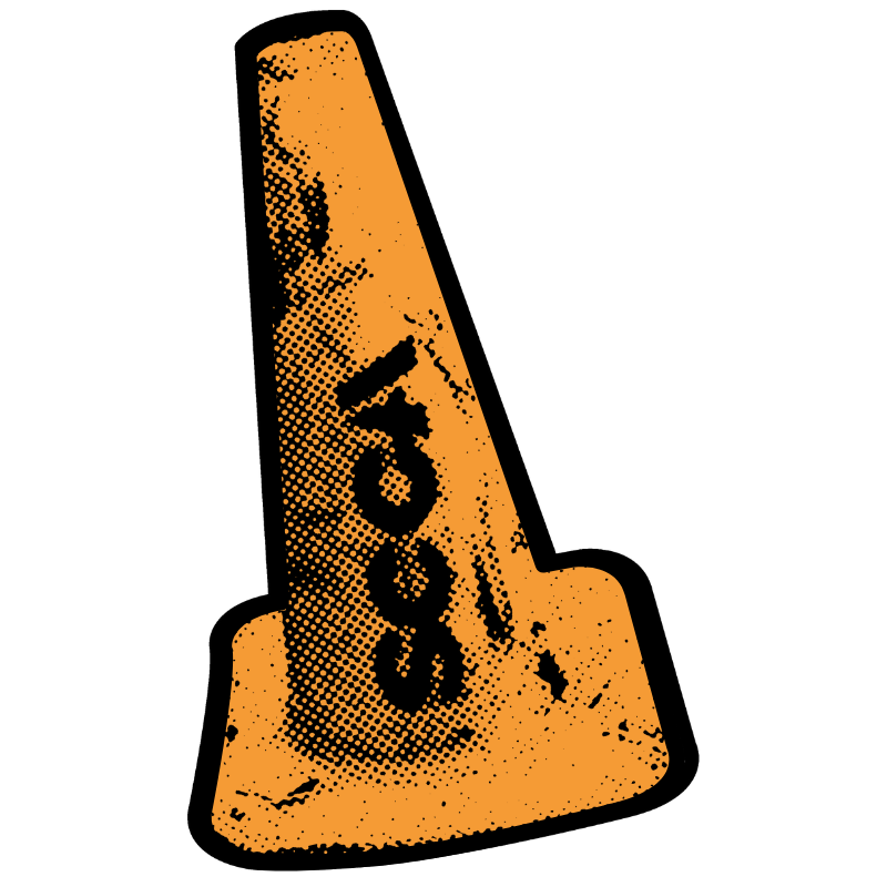 SOLO Cone Decal, 3" x 5"