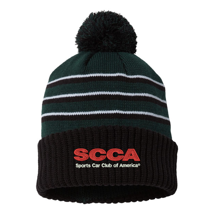 SCCA Pom Cuffed Beanie