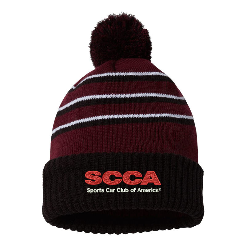 SCCA Pom Cuffed Beanie