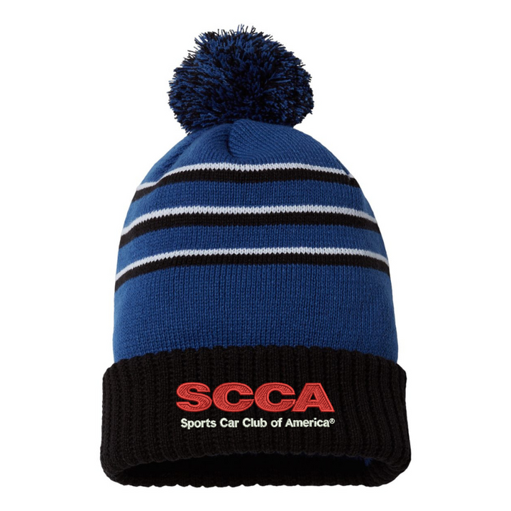 SCCA Pom Cuffed Beanie