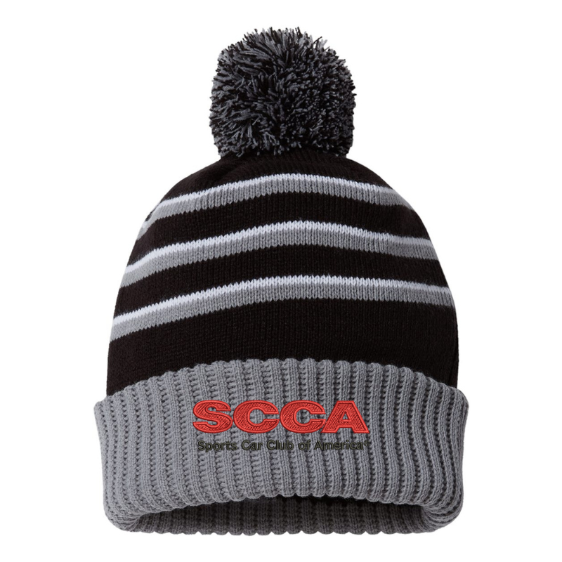 SCCA Pom Cuffed Beanie