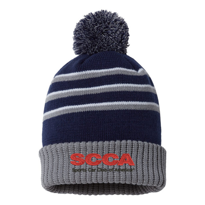 SCCA Pom Cuffed Beanie