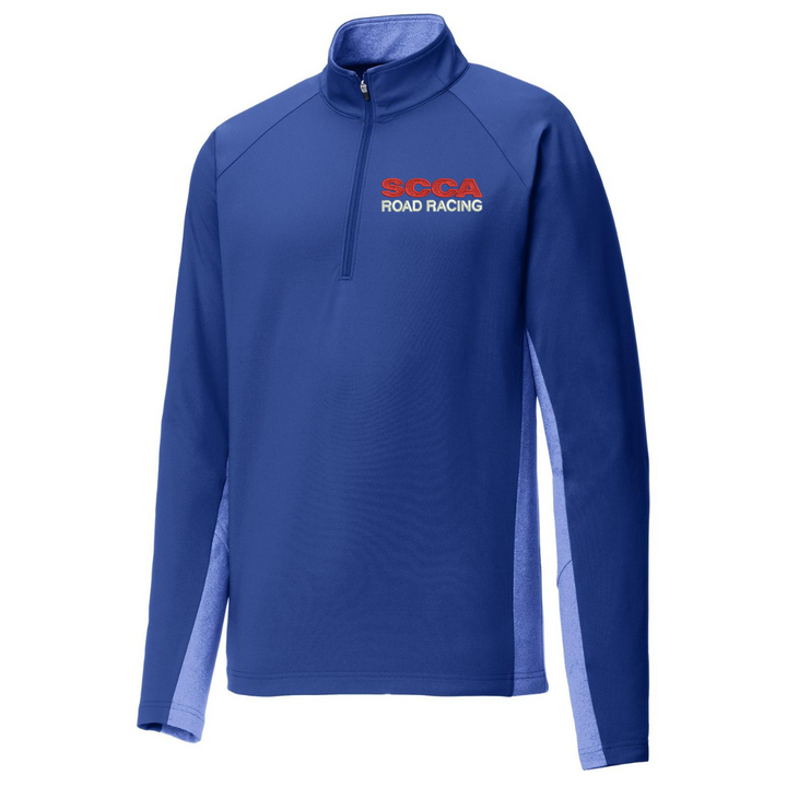 Road Racing Stretch Contrast 1/2 Zip Pullover